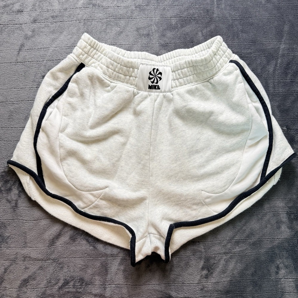 Nike Womens Move To Zero High Rise Sweat Shorts Gray Size XS Athletic Sporty